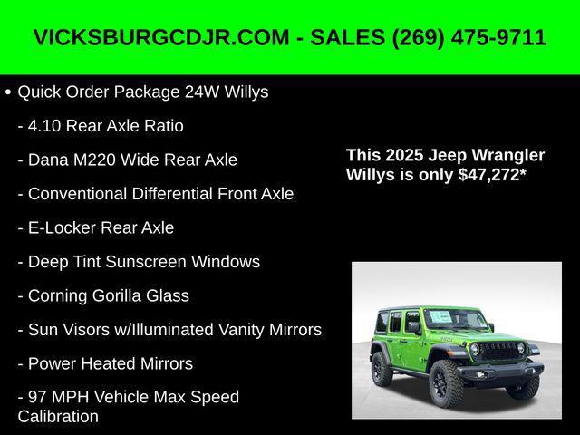 new 2025 Jeep Wrangler car, priced at $47,272