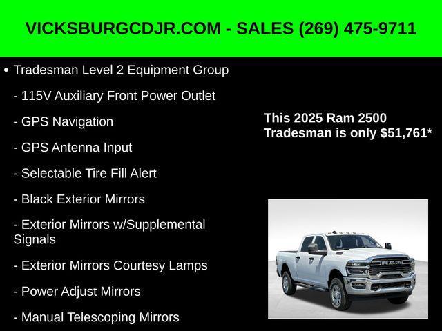 new 2025 Ram 2500 car, priced at $51,761