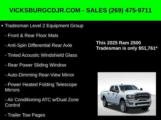 new 2025 Ram 2500 car, priced at $51,761