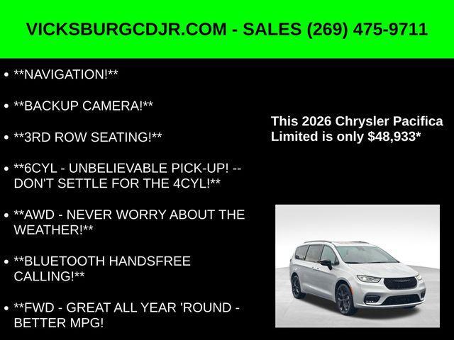 new 2026 Chrysler Pacifica car, priced at $48,933