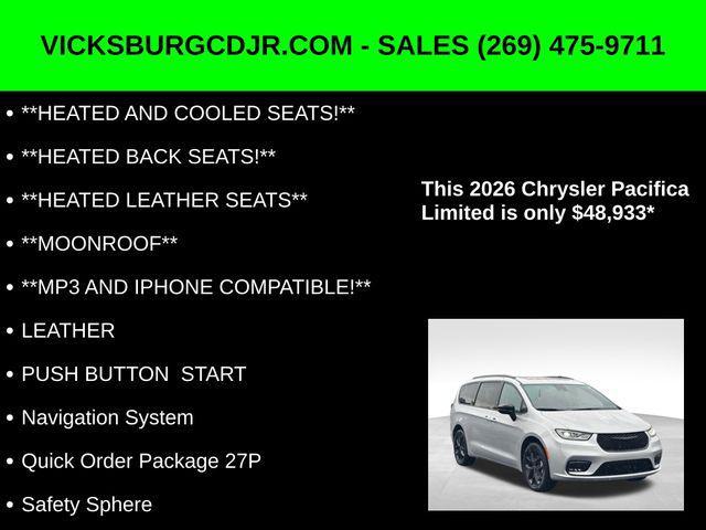 new 2026 Chrysler Pacifica car, priced at $48,933