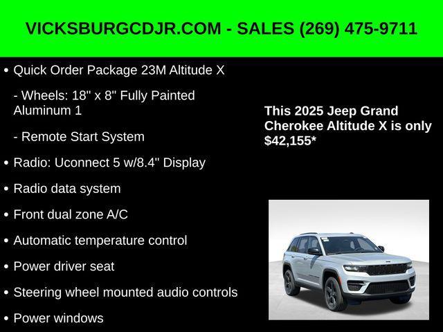new 2025 Jeep Grand Cherokee car, priced at $42,155