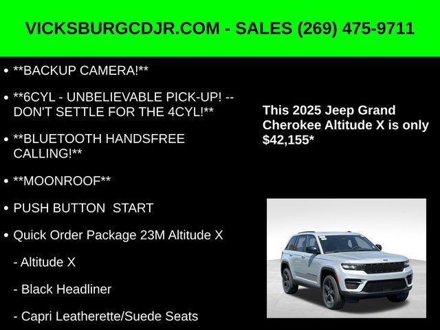 new 2025 Jeep Grand Cherokee car, priced at $42,155