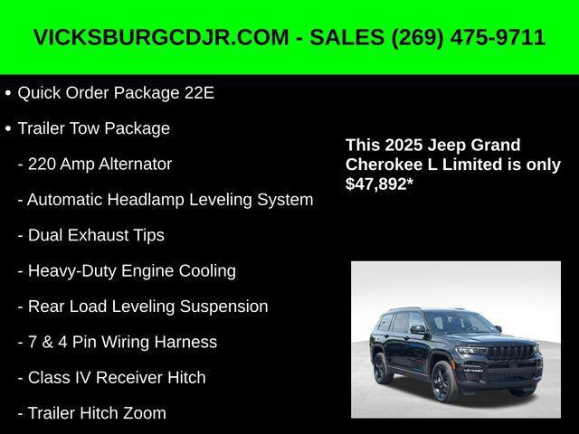 new 2025 Jeep Grand Cherokee L car, priced at $47,892