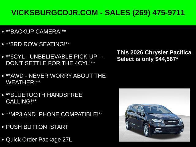 new 2026 Chrysler Pacifica car, priced at $43,147
