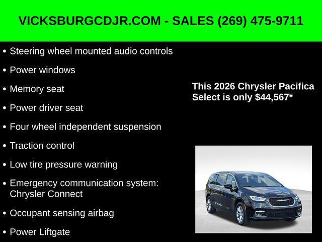 new 2026 Chrysler Pacifica car, priced at $43,147