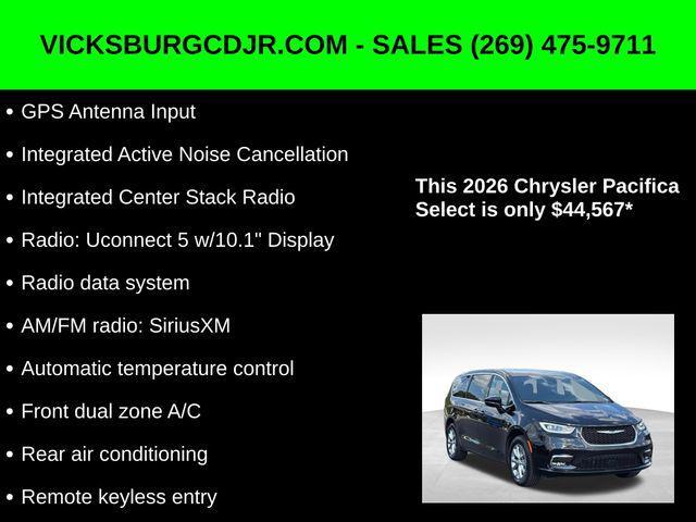 new 2026 Chrysler Pacifica car, priced at $43,147