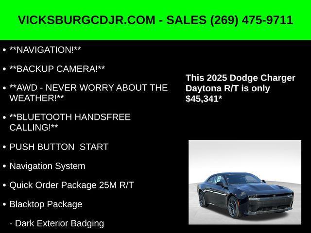 new 2025 Dodge Charger Daytona car, priced at $45,341