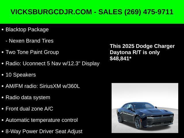 new 2025 Dodge Charger Daytona car, priced at $48,841