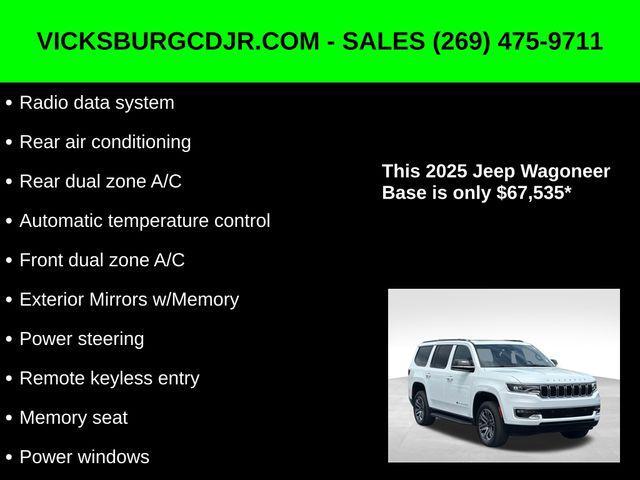 new 2025 Jeep Wagoneer car, priced at $67,535