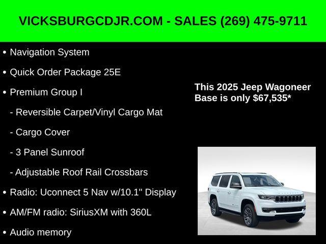 new 2025 Jeep Wagoneer car, priced at $67,535