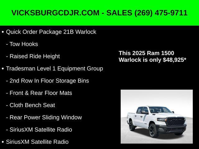 new 2025 Ram 1500 car, priced at $48,925