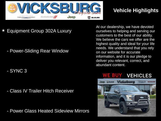 used 2016 Ford F-150 car, priced at $25,455
