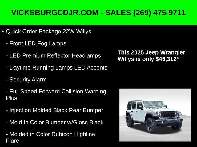 new 2025 Jeep Wrangler car, priced at $45,312