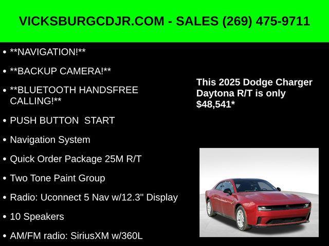 new 2025 Dodge Charger Daytona car, priced at $48,541