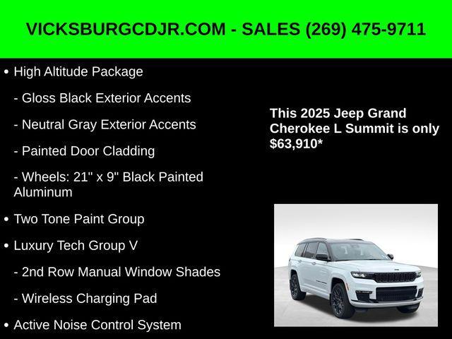 new 2025 Jeep Grand Cherokee L car, priced at $63,910