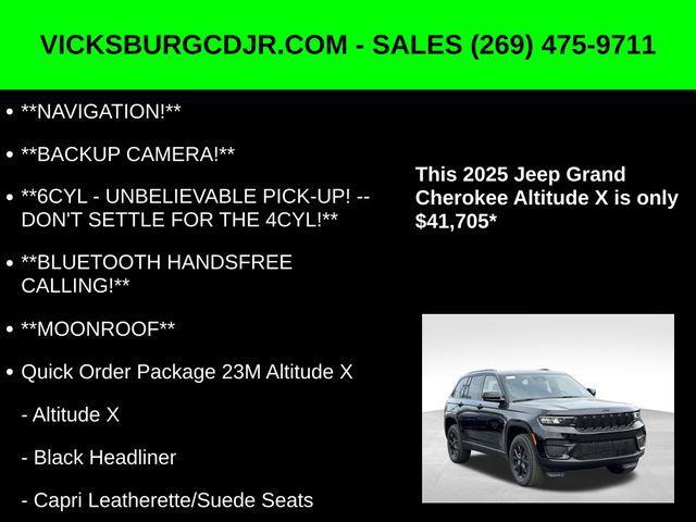 new 2025 Jeep Grand Cherokee car, priced at $41,705