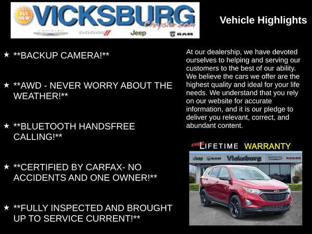 used 2021 Chevrolet Equinox car, priced at $23,690
