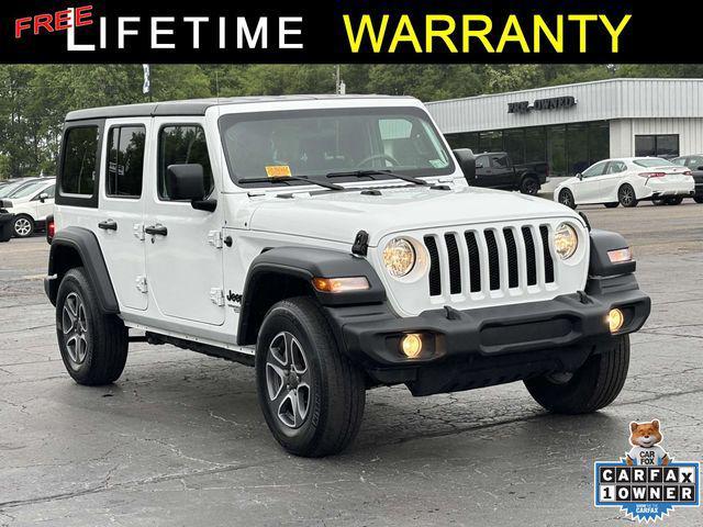 used 2021 Jeep Wrangler Unlimited car, priced at $31,404