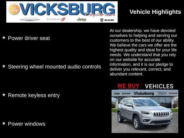 used 2019 Jeep Cherokee car, priced at $13,828