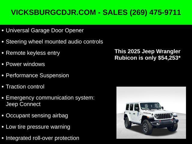 new 2025 Jeep Wrangler car, priced at $54,253