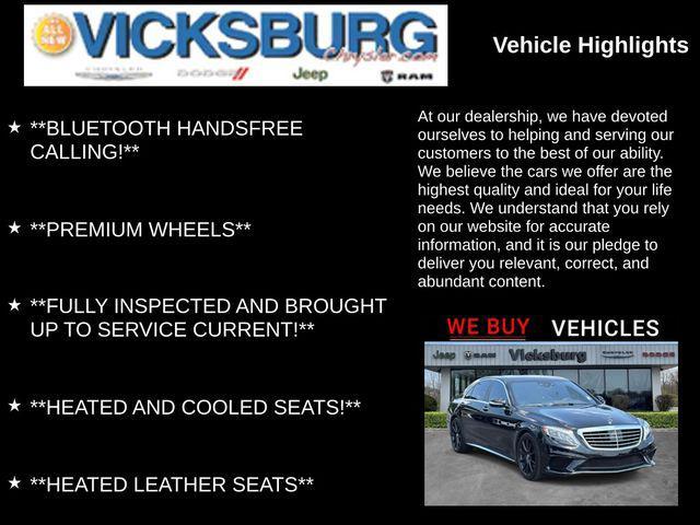 used 2015 Mercedes-Benz S-Class car, priced at $37,963