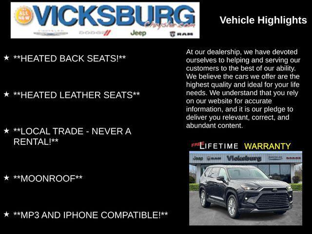 used 2024 Toyota Grand Highlander car, priced at $52,955
