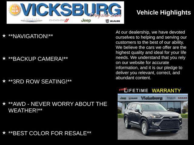 used 2024 Toyota Grand Highlander car, priced at $52,955