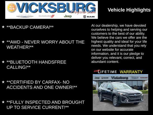 used 2023 Subaru Outback car, priced at $27,395