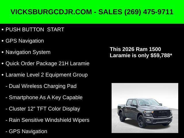 new 2026 Ram 1500 car, priced at $59,788