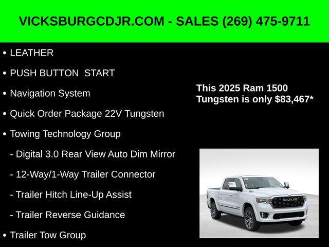 new 2025 Ram 1500 car, priced at $83,467