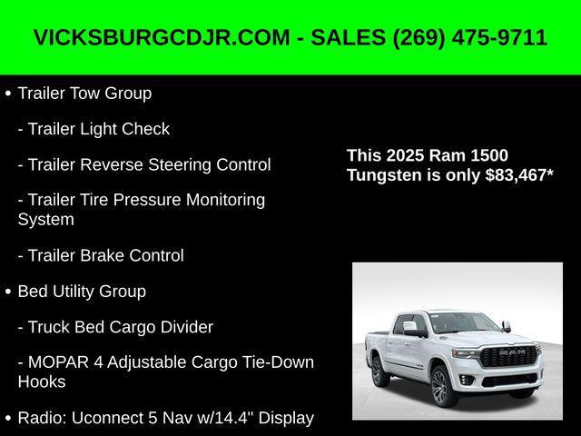 new 2025 Ram 1500 car, priced at $83,467