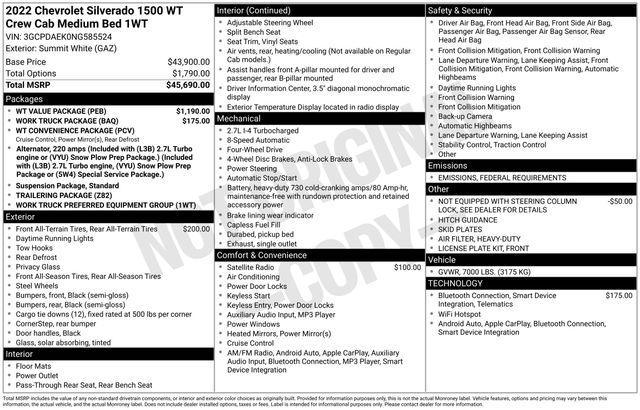 used 2022 Chevrolet Silverado 1500 car, priced at $27,490