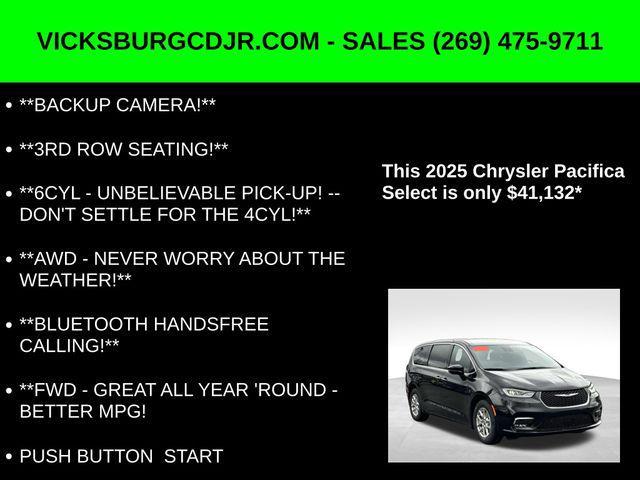 new 2025 Chrysler Pacifica car, priced at $41,132