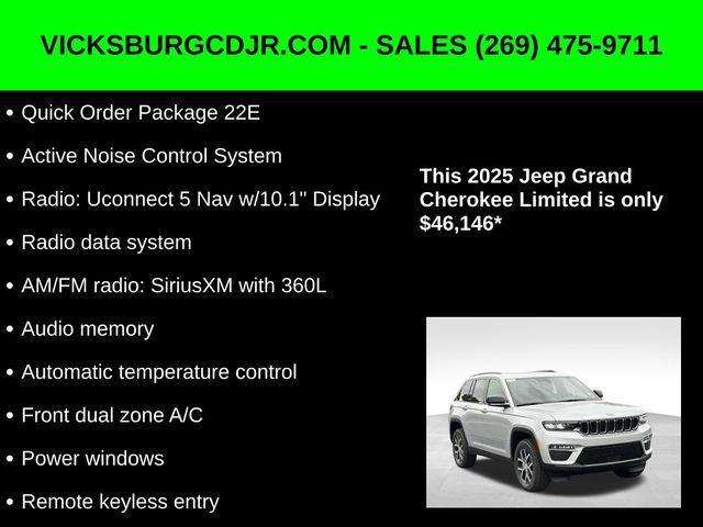 new 2025 Jeep Grand Cherokee car, priced at $46,146