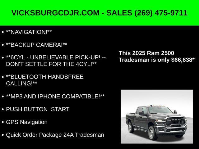 new 2025 Ram 2500 car, priced at $66,638