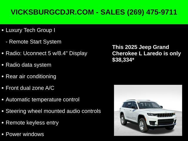 new 2025 Jeep Grand Cherokee L car, priced at $38,334