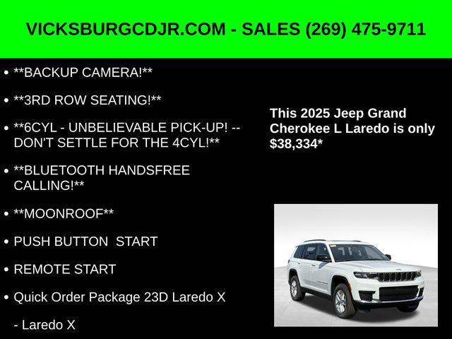 new 2025 Jeep Grand Cherokee L car, priced at $38,334