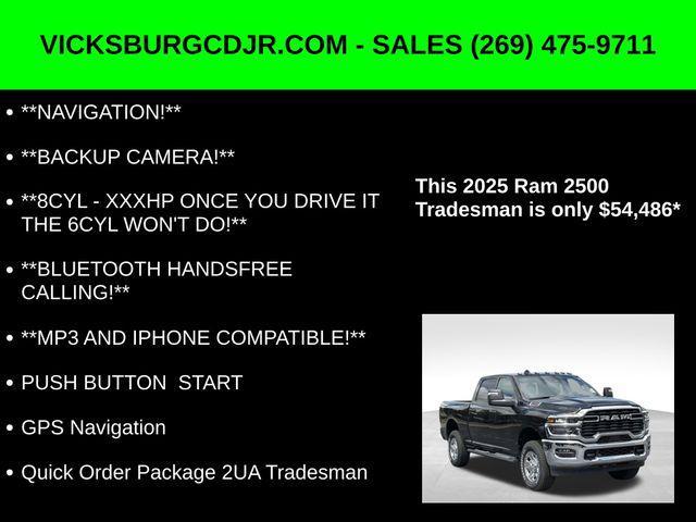 new 2025 Ram 2500 car, priced at $54,486