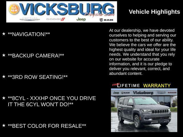 used 2022 Jeep Wagoneer car, priced at $41,000
