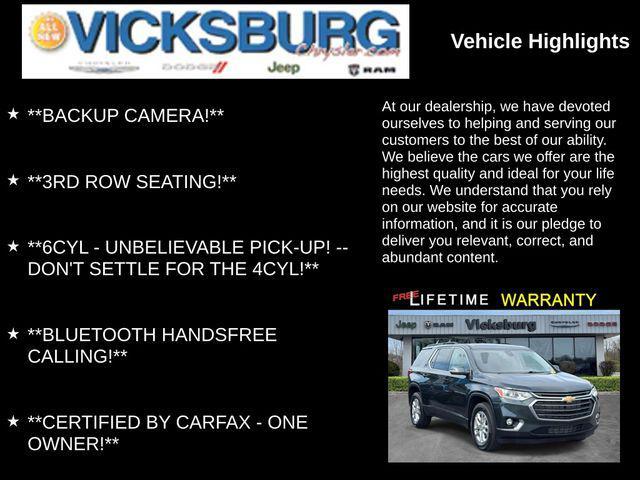 used 2021 Chevrolet Traverse car, priced at $24,395