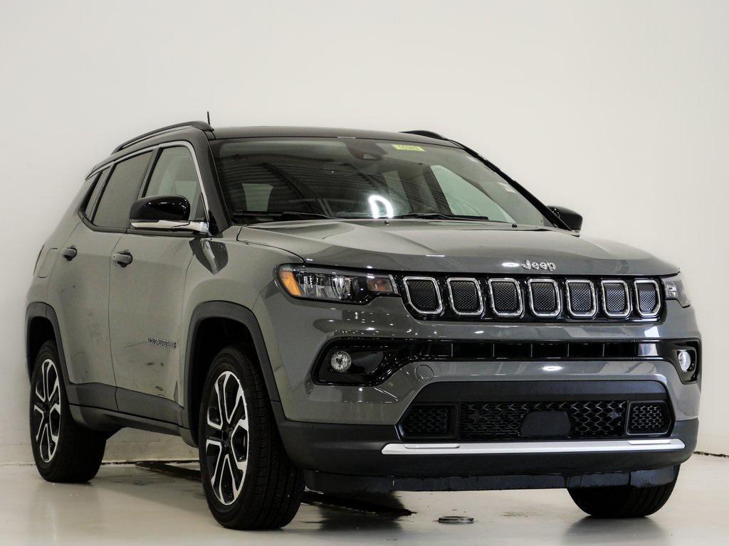 used 2022 Jeep Compass car, priced at $23,600