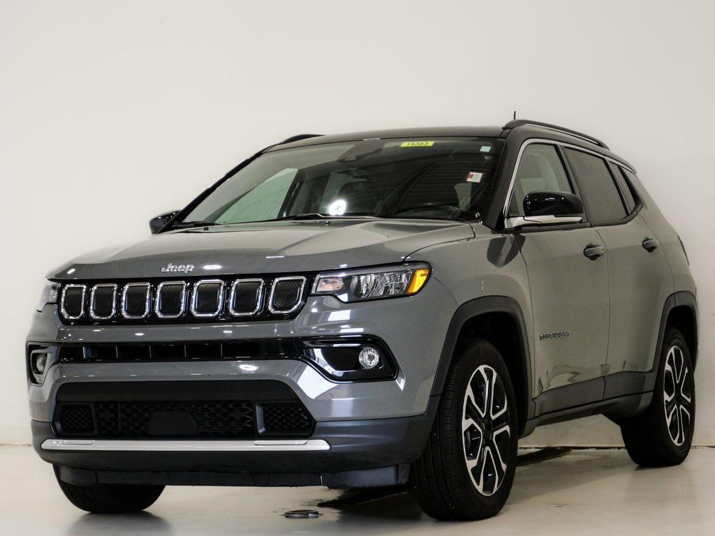 used 2022 Jeep Compass car, priced at $23,600