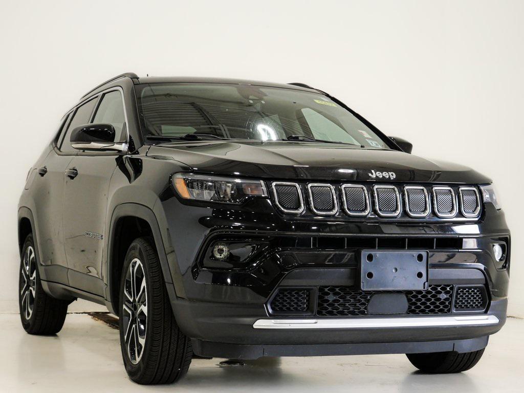 used 2022 Jeep Compass car, priced at $24,500