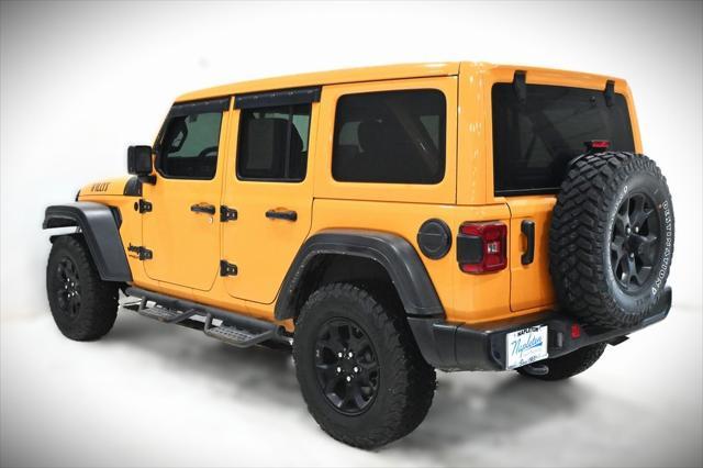 used 2021 Jeep Wrangler car, priced at $29,000