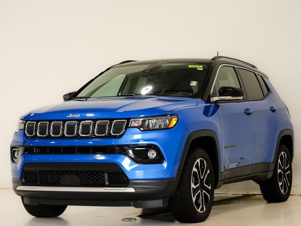 used 2022 Jeep Compass car, priced at $22,000