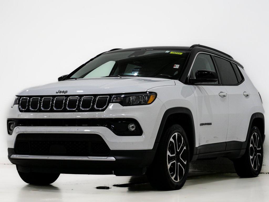 used 2022 Jeep Compass car, priced at $22,700