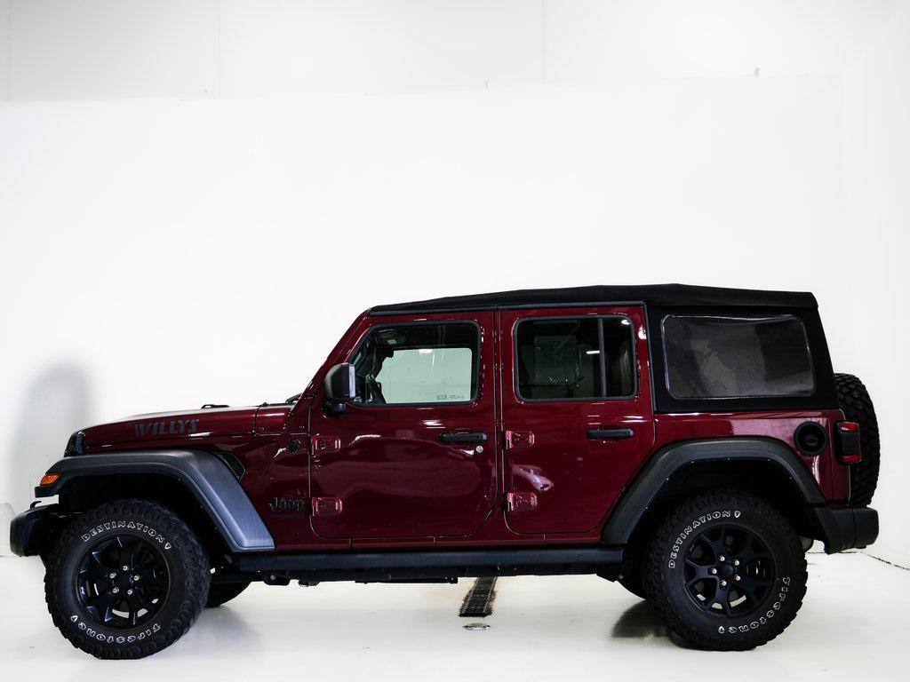 used 2021 Jeep Wrangler car, priced at $28,000