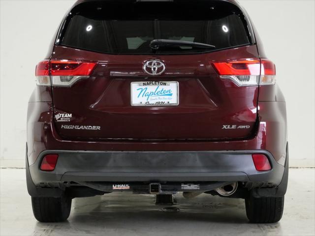 used 2017 Toyota Highlander car, priced at $18,500