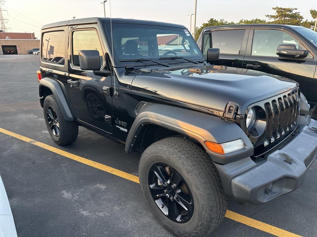 used 2021 Jeep Wrangler car, priced at $26,500
